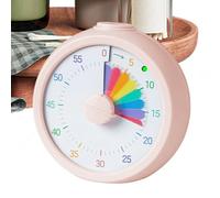 Visual Timer - Colour-Coded Countdown Timer, Quiet Portable Desk Tool, Adjustable Time Management Gadget, Multifunctional Planning Aid For Classroom, Office, Home Study & Work Meetings