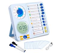 Visual Timer & Digital Alarm for Kids and Adults: Silent Time Management Tool with to-Do List for Home,Kitchen, School, Teacher and Classroom,Chore Chart for Kids