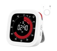Visual Timer for Children, Visual Timer Rechargeable, Digital Timer, 60-Minute Countdown for Classroom, Office, Kitchen, Desk