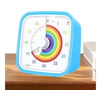 Visual Timer for Classroom - Rainbow Disk 60 Minutes Countdown Clock with Protective Case | Adults Visual Timer - for Teacher Students Adults Classroom School Office Home Meeting Kitchen