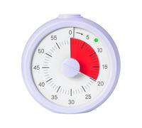 Visual Timer for Kids 60 Minute Visual Countdown for Classroom Home Kids Time Management Tools Classroom Teaching Timer(Purple)