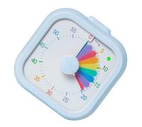 Visual Timer for Kids 60 Minutes Countdown with Pause Function Double Sound Light Reminder Timer for Kitchen Study Game Clock