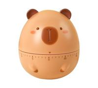 Visual Timer for Kids, 7.7x7x7cm ABS 60-Minute Capybara Cartoon Non-Tip Manual Countdown Timer, Toy for Home, Indoor, Office, Classroom