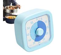 Visual Timer Kids, 60-Minute Countdown, Silent Time Management Tool, 3.74x3.74x1.57 inches, Ideal for Kitchen, Bathroom, Cooking, Study, Homework, Shower, Child-Friendly Timer