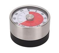 Visual Timer Multifunctional Retro Round Mechanical Timer for Kitchen Study Work Hair Dyeing Fitness, with Clear Arabic Dial and Non - Slip Base, Made of ABS and