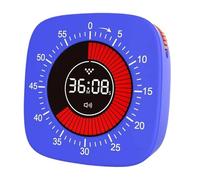 Visual Timer Rechargeable 60 Minutes Countdown Kids Study Clock Silent Timer Children Adult Mechanical Timer Management Tool(8-18W)