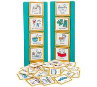 Visual Timetable For Children Visual Schedule Routine Chart for kids with 35 durable visual pecs cards to support transition for autism, adhd, send, learning difficullties, early years