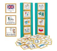 Visual Timetable & Routine Chart, 35 Communication Cards for Autism, ADHD