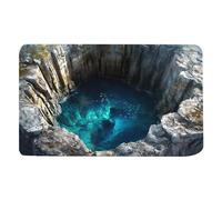 Visual Trap Floor Mat - Carpet with Optical Illusion | 3D Rugs Optical Illusion - Lightweight, 300 g Heavy Non-Slip Floor Rug with Hole Design, Perfect for Entrance Areas