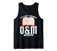 Visually Impaired Appreciation Brave O&M Instructor Tank Top