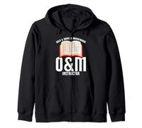 Visually Impaired Appreciation Brave O&M Instructor Zip Hoodie