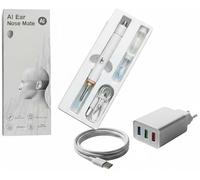 VisuClean Pro 2-in-1 Ear Wax Remover with Camera and Nose Hair Trimmer, Hygienic and Precise (Black)