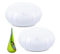 VIsuIvit Kids Swing Pod Chair Replacement Inflatable Cushion 27.5 in Thicken PVC Swing Hammock Cushion Fits Most Pod Hanging Sensory Chairs for Indoor and Outdoor (2PCS)