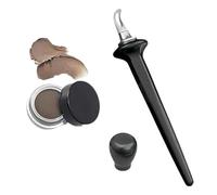 Visulong Flawless Eyeliner Tool,Runaivete Flawless Eyeliner Set with EyeLine Cream,Arcbelle Waterproof & No-Skip Silicone Eyeliners Applicator Kit Tool,Eyeshadow Stencil Application Tools(Black pen+br