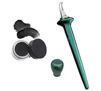 Visulong Flawless Eyeliner Tool,Runaivete Flawless Eyeliner Set with EyeLine Cream,Arcbelle Waterproof & No-Skip Silicone Eyeliners Applicator Kit Tool,Eyeshadow Stencil Application Tools(Green pen+bl