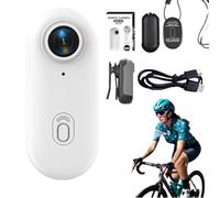Visus Cam, Visuscam - Mini 120 4k Camera for Recording, The Snap Cam, The Snap Camera, Thesnap Mini Cam, 4k Mini Handsfree Bodycam with Waterproof Case, Magnetic Clip (White 1080 Without SD Card)
