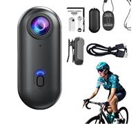 Visus Cam, Visuscam - Mini 120 4k Camera for Recording, The Snap Cam, The Snap Camera, Thesnap Mini Cam, 4k Mini Handsfree Bodycam with Waterproof Case, Magnetic Clip (Black 1080 Without SD Card)