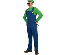 VISVIC Super Costume Brothers Cosplay Costume Fancy Dress Outfit Halloween Carnival Costume Unisex Mens Women Adult Kids Teens, Man Green, L