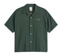 Visvim Men's Copa Silk Short Sleeve Shirt Green