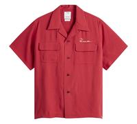 Visvim Men's Judd Short Sleeve Shirt Red