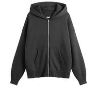 Visvim Men's Jumbo Fine Wool Hoodie Black