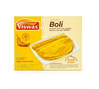 Viswas Frozen Boli 350g Traditional Kerala Sweet Flatbread Soft Indian Stuffed Pancake Authentic South Indian Boli Frozen Ready to Cook Dessert Pack of 1