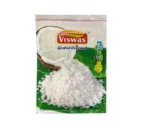Viswas Grated Coconut 400g Freshly Grated No Preservatives No Artificial Colors Frozen Grated Coconut Perfect for Cooking, Baking and Smoothies Product from India Pack of 1