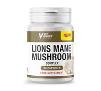 Vit Direct - 30 Lions Mane Capsules - 12:1 Extract Food Supplement for Focus, Concentration & Brain Health