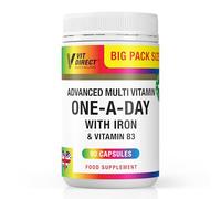 Vit Direct - Advanced Multi Vitamins - One A Day - Includes Iron & Vitamin B3-90 Capsules for 90 Days - Health & Wellbeing Food Supplement - Amazon Vitamins