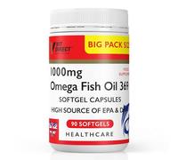 Vit Direct - Omega Fish Oil 369-90 Soft Gel Capsules - 1000mg - High Source of EPA & DHA - Daily Supplement - Fish Oil Omega 3 - Improve Endurance - for General Health & Wellbeing