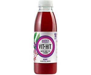 VIT HIT Boost Summer Berries Vitamin Drink 12 Bottles of 500 ml