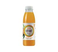 VIT HIT DETOX - 12 x Mandarin + Orange + Green Tea | Vegan, Low Sugar, Low Calories, Vitamins Drink | 100% RDA of 8 Vitamins (500ml x 12 Bottles)