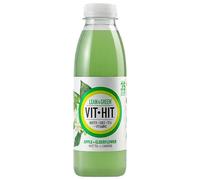 VIT HIT Vegan, Low Sugar, Low Calories, Vitamin Drink | 100% RDA of 8 Vitamins (12 x 500ml, Lean & Green - Apple)