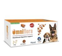 VITA ANIMAL HEALTH - Omniflora (60 Tablets), Nutritional Digestive Support, For Dogs, Supports Gastrointestinal Health And Balance, For Diarrhoea, Dietary Indiscretion, Metabolic Disease
