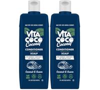 Vita Coco Anti-Dandruff Conditioner with Coconut and Guava (400ml) • Hair Conditioner for Dandruff-prone Hair and Dry, Itchy Scalp • Free from silicones and colourants (Pack of 2)