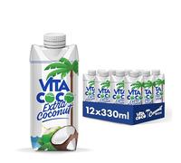 Vita Coco Pressed Coconut Water Multipack 330ml x 12, Coconut Taste, Packed With Electrolytes, Gluten Free, Full Of Vitamin C & Potassium, Impossible To Hate
