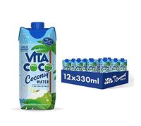 Vita Coco - Pure Coconut Water (330ml x 12) - Naturally Hydrating - Packed with Electrolytes - Gluten Free - Full of Vitamin C & Potassium