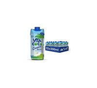 Vita Coco Pure Coconut Water Multipack 12 x 500ml - Naturally Hydrating, Electrolytes, Vitamin C & Potassium, Gluten Free (901044)