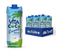 Vita Coco Pure Coconut Water Multipack 1L x 6, Naturally Hydrating