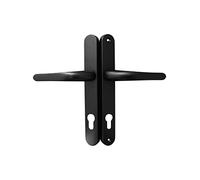 Vita Hoppe Match UPVC Door Handle 215mm Screw Centres Black