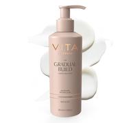 VITA LIBERATA Fabulous Gradual Tanning Lotion 400ml - Buildable Formula, Sun-Kissed Tan, Untinted For Minimal Transfer, Lasting Finish, Formulated with Hyaluronic Acid