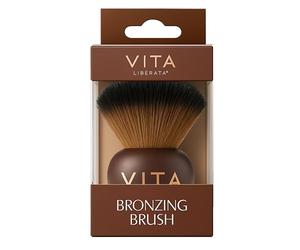 VITA LIBERATA Kabuki Bronzing Brush, Washable & Reusable, Super Soft Bristles for Flawless Application, for Bronzing Powder, Perfect Blend, Vegan and Cruelty Free