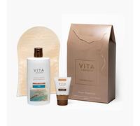 Vita Liberata Tanning Gift Set, Winter Wonderland, Tinted Tanning Mousse Dark, Body Blur Medium, Tanning Mitt, Self Tan Kit