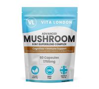 Vita London Advanced Mushroom Complex 6 in 1 Superblend | Size: 180 Caps Vita London Multicolor 180 Caps