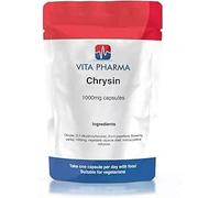 VITA PHARMA Chrysin 1000 mg 120 Capsules, Hormone Balance, Muscle Strength & Recovery, Energy & Vitality, antioxidant Protection