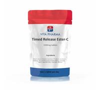 VITA PHARMA Timed Release Ester C 1000mg with Citrus Bioflavonoids 365 Tablets One Year Supply Vitamin High Absorption High Bioavailability