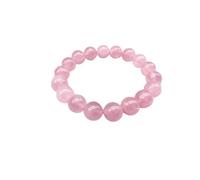 Vita Sharks Rose Quartz Bracelet Healing Energy for Love & Luck with Natural Gemstones, Reiki Charged Aura Protection to Enhance Psychic Ability & Clear Naegativity.
