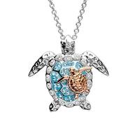 Vita Sharks Sea Turtle & Baby Bohemian Necklace gift. Spiritually inspired & infused with Reiki energy for good karma, luck, protection & fortune. Gifts for mind, body and spirit.