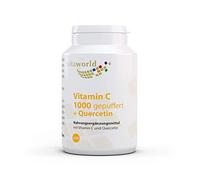 Vita World Vitamin C 1000 buffered + Quercetin 120 Tablets Made in Germany Vegan
