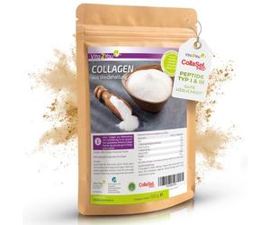 Vita2You Solugel® Collagen Powder 1000 g - 100% Bioactive Collagen - Grazing - Hydrolysate Peptides Type 1 and 3 - Protein - 1 kg - Premium Quality